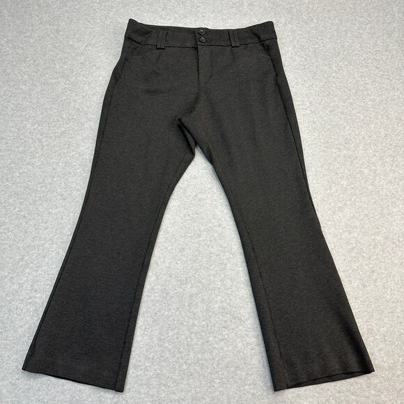 Studio by Torrid Trouser Slim Boot Pants SZ 16R Dark Charcoal Heather Ponte Knit - Picture 1 of 13